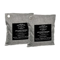 2 Pack - 200g Relaxory Activated Nano Bamboo Charcoal Bag 100% Natural Odor Absorber Air Purifying Dehumididier - B0773DTH89